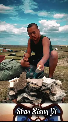 Outdoor with Shao Xiang Yi #food #shaoxiangyi #vodka 