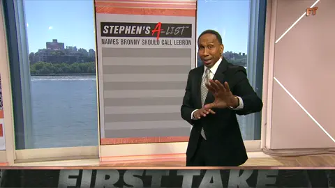 #StephenASmith is here to help out the #Lakers' new #rookie 🤣 #BronnyJames #LeBron #NBAonESPN #NBA