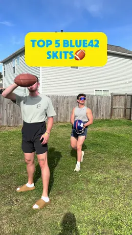 Top 5 Blue42 Skits🏈 which one’s your favorite? #football #sports #funny #comedyskit @Max @JakeAjemian30 