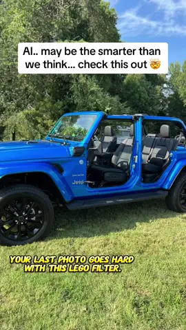Military Jeep with machine pew pew in the desert #jeep #lego #military 