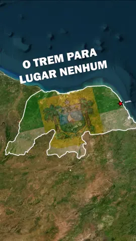 O trem para lugar nenhum. #videoviral #video #tiktok #mapa #geografia #riograndedonorte #natal #trem #brasil🇧🇷 #nordeste #fy #fyp #caico #serido #macaurn #potiguar 