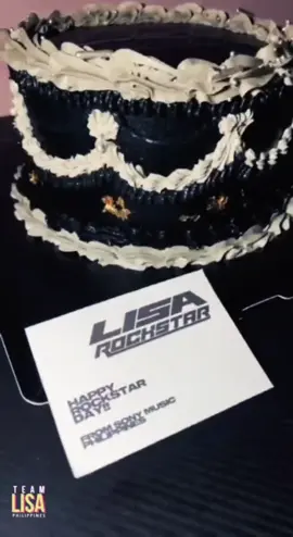 Celebrating the release of @LISA’s ROCKSTAR with a lovely cake from @Sony Music PH! Happy Rockstar Day! 🤘🏻🎸 ROCKSTAR OUT NOW #MusicianLISAisBACK  #LISAxROCKSTAR #lisa #lalisa #lalisamanoban #lloud #lilies #fyp 