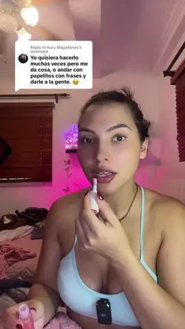 Replying to @Kary Magallanes  lo del papelitos es buenisimo idea, voy hacer otro video #cumplidos #compliments 