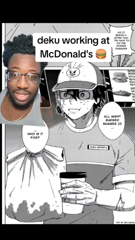 why is deku working at McDonald's 🍔💀- mha #fyp #animeerudite #foryoupage #deku #mha #myheroacademia  #greenscreen #mha424 #mha426 