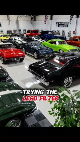#aifilter #CapCut The ultimate car guy Lego garage?