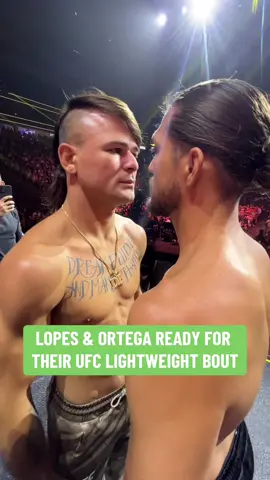 #BrianOrtega and #DiegoLopes are locked in 🔒 #UFC303 #UFC #MMA #combatsports (via @DanaWhite) 