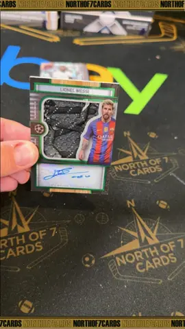 JUST PULLED 🚨 THE G.O.A.T LIONEL MESSI 🐐🇦🇷⚽️ 23/24 Topps Museum Legacy Laces Auto Relic Lionel Messi 1/1 @Topps @fanatics  #messi #goat #topps #sportscards #Soccer #Thehobby
