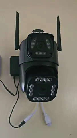 Dual Camera CCTV Camera 4K Wifi Outdoor CCTV IP66 Waterproof #recommendations #trending #viral #fyp 