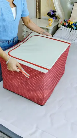 How do you collect seasonal clothes? You can try this waterproof Oxford cloth folding storage box, which is waterproof and mildew-proof! Neat storage!#tiktokshopfinds #goodthing #lifehacks #foryou 