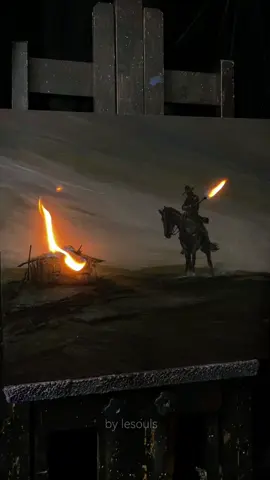 use of matches  painting #painting #art #creativity