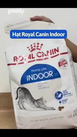Cùng xem hạt #royalcanin  indoor có gì nhe mọi người. Sản phẩm được nhiều sen chọn khi nuôi mèo trong nhà. Bật bí là sản phẩm giúp giảm mùi hôi của 💩💩💩  #xuhuong #paddypetshop #petfoods #trending #hatchomeo #indoor 