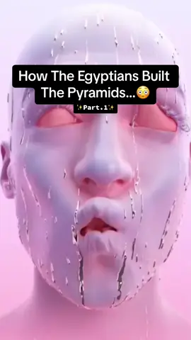 How the egyptians built the pyramids😳 #pyramids #egyptians #landmark #Egypt 