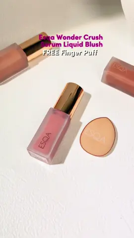 Free Finger puff🫶🏻  Buruan langsung cekout✨      #esqaddict #liquidblush #produklokal #fyp #esqacosmetics 