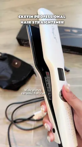 Ganda ng features nito with freebies pa super worth the budol!😍 #ckeyin #hairstraightener #professionalhairstraightener #hairironstraighteners 