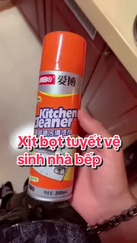 Chai xịt bọt tuyết tẩy rửa nhà bếp đa năng, hiệu quả mà giá chỉ bằng bữa sáng #chaixittayruanhabep #chaixittayruadanang #xittayruanhabep #vesinhnhabep #giadungtienich 