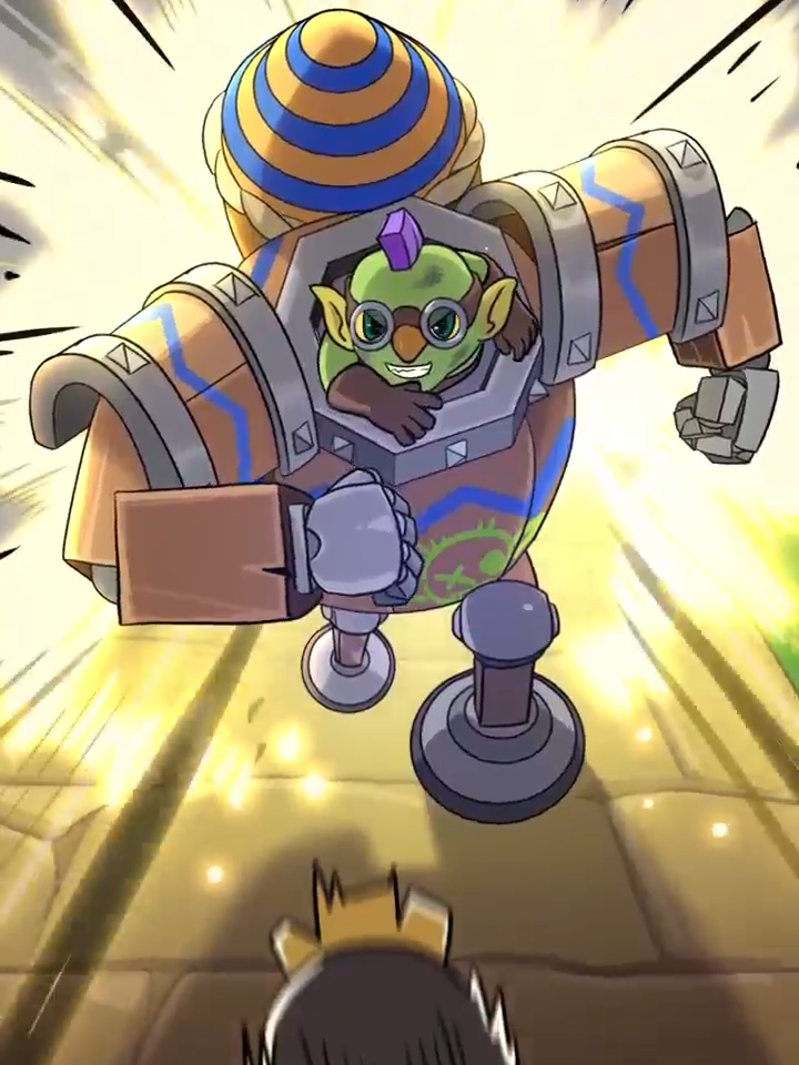 Goblin Machine 🚀 Lore Drop #clashroyale #animation #gaming