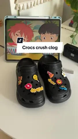 Crocs crush clog black #crocs #crocscrushclog #depcrocs #decosaigon #unboxingvideo 