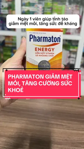 Mệt mỏi, suy nhược cơ thể thì uống PHARMATON này nha #cotham #suckhoe #xuhuong #trending 