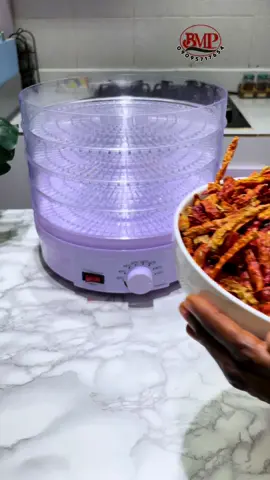 Plastic dehydrator  Price: N55,000 350W This dehydrator includes 5 trays so you can create lots of tasty dehydrated foods. Dries continuously for up to 36 hours. Digital temperatures settings provide accurate drying times and temperatures to make it super easy for you to start creating delicious dried foods.  Make beef jerky and healthy dried fruit snack while saving tons of counter & pantry space.  We take the quality of our products seriously so you can be confident that you’re receiving safe, efficient, high quality appliance. For purchase please send us a DM or chat with us via WhatsApp on 09095717654 _______________________________________________ #bimzmarketplacekitchen #dehydrator #fooddehydrator #dehydratedfood #herbsandseed #seedsandnuts #bmpproducts #dehydrated #watercontent #dryer #dryingfood #healthyliving #smallbusinessowners #homeappliances #kitchenthings #anythingkitchen #WeekendVibes #kitchengadgets