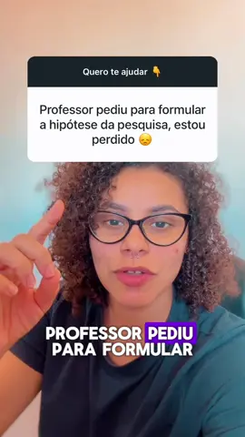 O que é a HIPÓTESE de pesquisa?  - Resposta completa no vídeo ✅ Para mais dicas como esta, segue 👉🏽 @escritamestra ✅ #hipotese #hipotesedepesquisa #graduacao #posgraduacao #pesquisador #escritaacademica 
