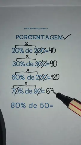 Porcentagem  #matematica  #enem  #maths  #agoravocêsabe  #mathematics 