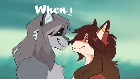 After months of hiatus, I’m back! My bf and I thought this meme was cute, so we worked on it together :D #fyp #furry