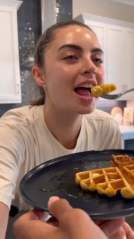 your new favorite waffle recipe 🧇🥞 . I have these every week after my long run; super simple, delicious and a healthier option than most 🤓 . 👨🏾‍🍳Birch Benders (paleo free-grain) 1 cup  *TRUST ME* 🥛Milk 1/2 cup 🥚Egg 1  🍭Cinnamon Sugar (hella shakes) 🫒Olive Oil (dizzle) 🧂Salt (pinch) 🍌Banana (damn near mushy… TRUST ME) 🧈 Butter (waffle maker & waffle) 🍯 syrup 