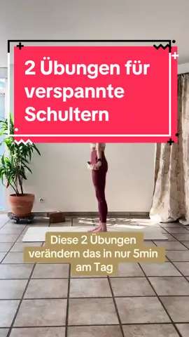 Schultern verspannt? Diese 2 Übungen verändern das i nur 5 min am Tag Nimm einen Yogagurt oder ein langes Seil: 1 Halte das Seil auf Spannung und hebe die Arme über Kopf und senke sie hinter dem Rücken ab: 5 Mal 2 Nimm das Seil in eine Hand: Hebe den Arm und greife mit der anderen hand hinter deinem Rücken das Seil: halte 3-5 sec Vergiss die andere Seite nicht. Fortgeschrittene können das Seil weglassen. Das machst du täglich und mit der Zeit versuchts du den Schwierigkeitsgrad zu erhöhen, indem du die Hände immer näher zusammen führst. #yoga #yogaflow #yogaroutine #yogaanfänger #yogadeutschland #yogatiktok #yogafüralle #yogatutorial #yogagirl #yogini  #yogalover #yogaliebe #yogajourney #yogareise #yogajourney #liforme 