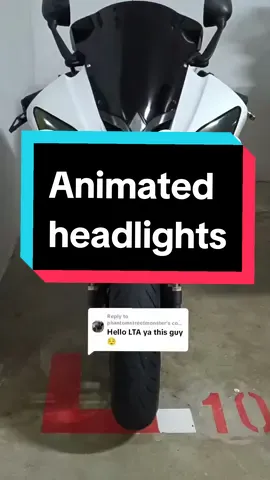 Replying to @phantomstreetmonster  how to stand out from other Yamaha R6  #mrhowto #howto #yamahar6 #sportbike #animatedheadlights #sequentiallights #yamahasingapore #singaporer6 #fyp #fypシ 