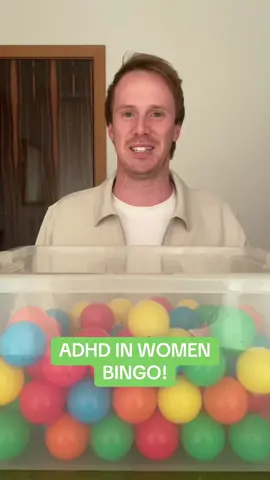 ADHD in women BINGO! #adhd #adhdwomen 