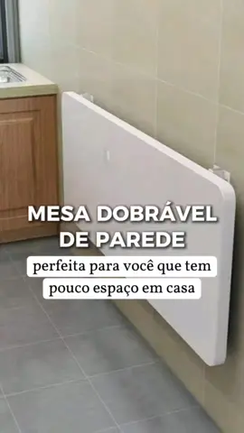 Mesa dobrável de parede  Link na bio ou no IG  #mesadobravel #mesa #acheinashopee 