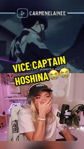 Replying to @RaunchyGandalf VICE CAPTAIN HOSHINA IM ON MY KNEES BABE | full episode reaction on yt! #kaijuno8 #anime #animereaction #kafkahibino #hoshinasoshiro 