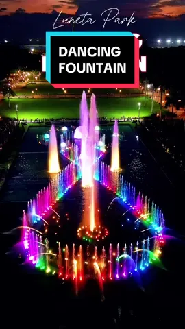 The Luneta Park Dancing Fountain #djimini3pro #tiktokphilippines #tourism #lovephilippines 