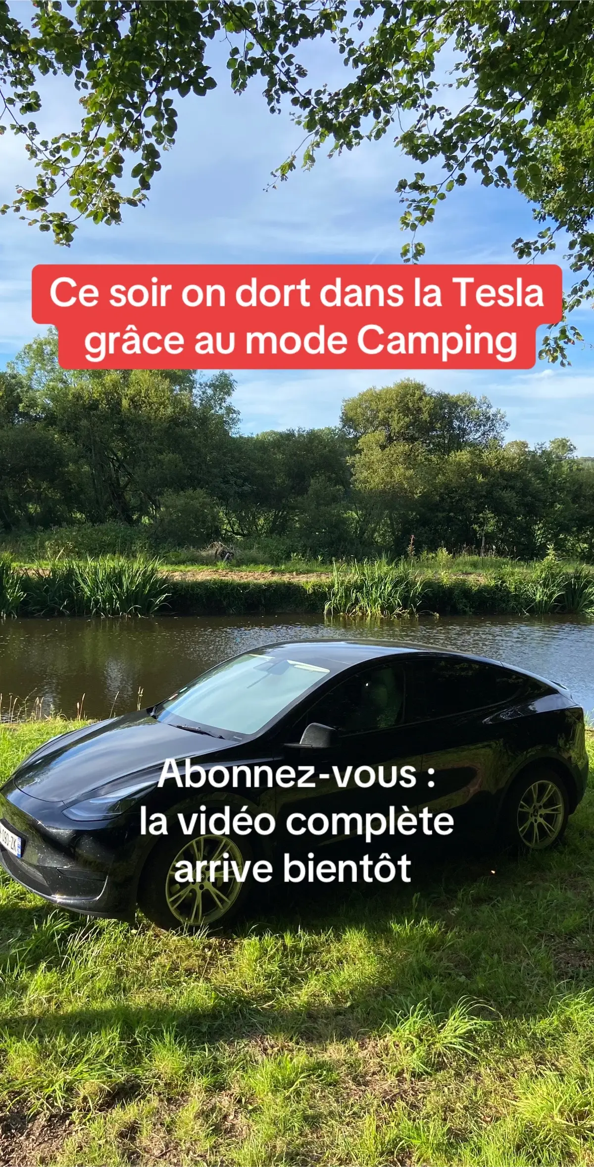 Ce soir on teste le mode camping dans la Tesla Model Y. Abonnez-vous : je publie bientôt la vidéo complète 🙂 #tesla #models #modely #miseajour #ve #voiture #voitureelectrique #car #teslatok #elonmusk #electriccar #electric #electriquecar #electrique #test #avis #camping  #tuto #ev 