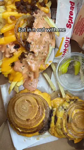 Eat in n out with me 🫶🏻 flying dutchman onion wrapped + animal fries with whole grilled onions  @in n out burger  #eating #mukbang #Foodie #viral #fyp #mukbangfoodasmr #innout #eatinginnout #flyingdutchman #flyingdutchmanburger #eatwithme #eatingshow #asmrsounds #asmrfood #asmrchewing #innoutburger #innoutfries 