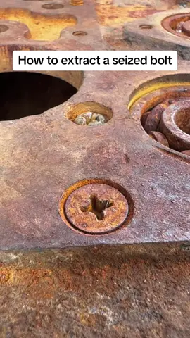 How to extract a seized bolt easily