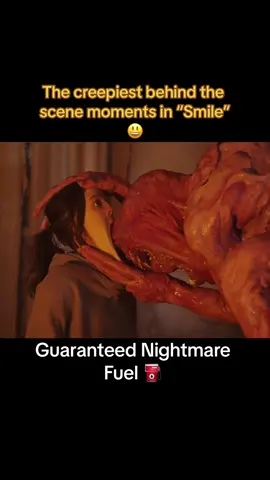 Great practical effects elevates any horror movie  #smile #smile2 #behindthescenes #creepy #fyp #horror 