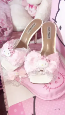 #DIY hello kitty hime gyaru heels 🎀 #himegyaru #hellokitty 