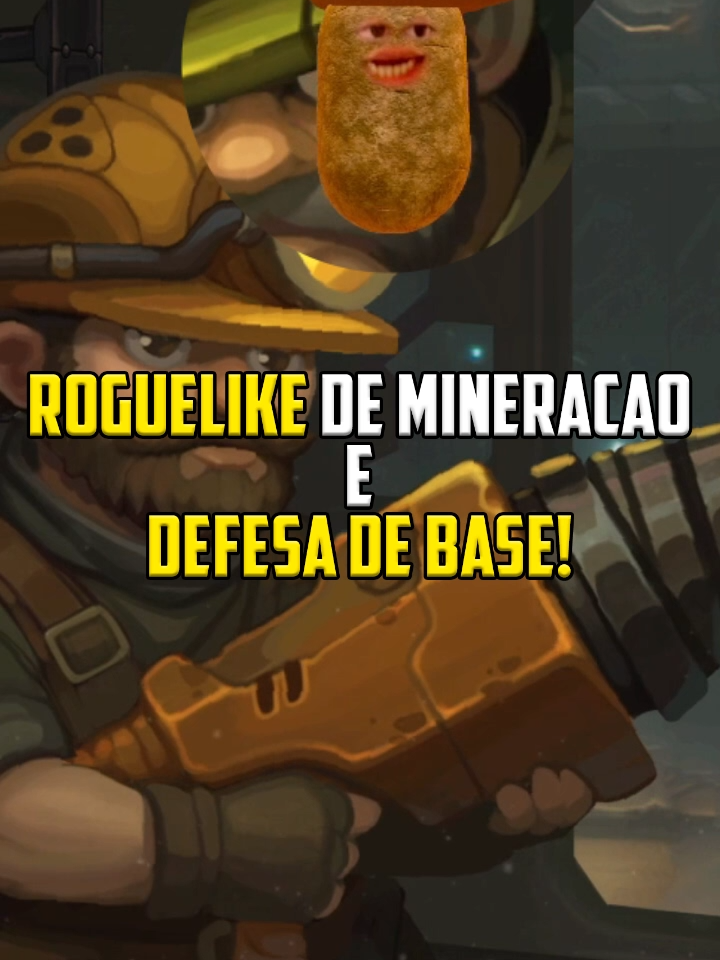 INCRÍVEL ROGUELIKE DE MINERAÇÃO E DEFESA DE BASE! #games #roguelike #roguelikegame #indie #indiegames  #indiegamesdev #roguelikegames #roguelite #roguelitegames
