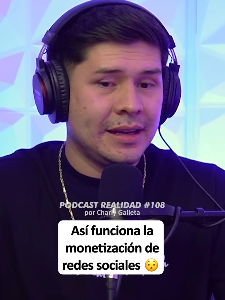 Así funciona la monetización de redes sociales | 🎙️ Podcast: REALIDAD Ep. 108 | Link en mi perfil | #GibranMonetiza #charlygalleta #realidad #monetizacion #redessociales #podcast #rrss #monetización