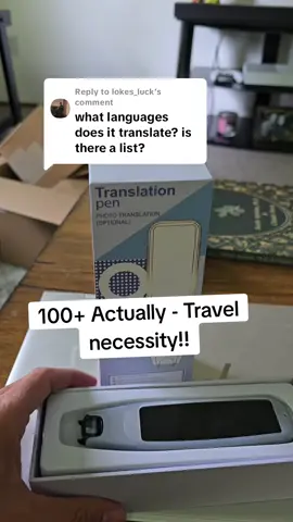 Replying to @lokes_luck No need to learn a new language now! #educationalpurposes #translationpen #translatethis #travelnecessities #smartpen #travelenthusiast #foriegnlanguage #languagebarrier #languagelearning 