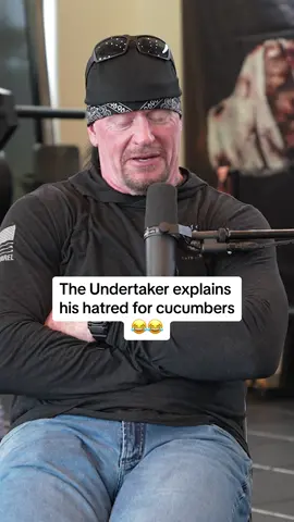 The Undertaker really doesn’t like cucumbers 😂😂 #WWE #theundertaker #wrestling 