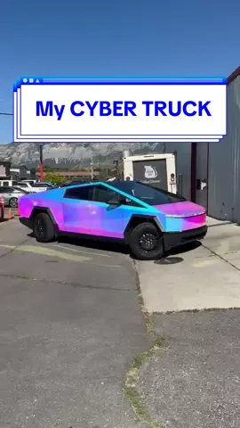 My pretty little cyber truck 🦄🛸🧜‍♀️ #cybertruck #teslacybertruck #tesla #wrapping #carwrap #carwrapping #paintisdead #girlboss @TeckWrap 