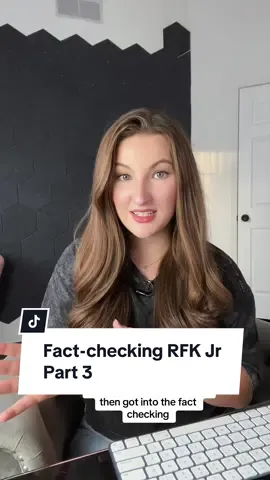 Part 3 of this series. This one was a little tricky to narrow down the exact information he was refering to, but the idea is the same. #rfkjr #debate #factcheck #kennedy 