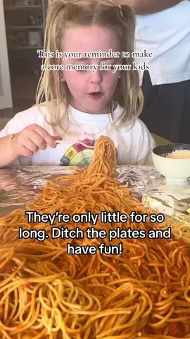 Core memory right here! Dad surprised us with the #trending no-plate dinner! We grabbed forks and dug in! #noplate #viral #dinner #corememories #corememory #corememoryunlocked #fyf #fypage #fypシ゚viral #childhood #childhoodmemories 
