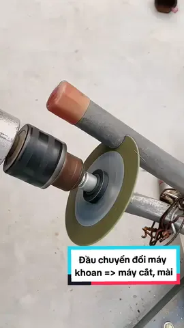 Đầu chuyển đổi máy khoan thành máy cắt, máy mài hay đánh bóng. Tháo lắp đơn giản, thêm chức năng cho máy khoan cầm tay. Bác nào cần thì có thể tham khảo nha, cảm ơn các bác #xuhuong #maykhoan #maycat #dauchuyendoimaykhoan #xh #maymai #danhbong #chuyendoi #maymaigoc