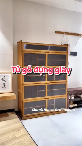 Tủ gỗ ép công nghiệp đựng giày dép #ordertaobao #chanhouseorder #tudunggiay #tudunggiaydep 
