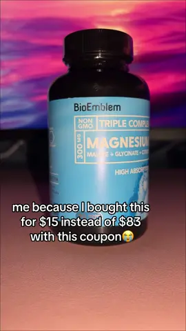 helped me sleep good‼️#fyp #magnesium #bioemblemmagnesium #bioemblemtriplecomplexmagnesium #magnesiumdeficiency #budget #discount #viral #tiktokshop 