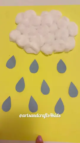 Rain Craft 🌧️  Follow @artsandcrafts4kids for more ideas! 🌟 . . . #sensoryactivities #artsandcrafts #diyartsandcrafts #activitiesforkids #kidsactivities #earlychildhoodeducation #playlearningideas #rain 