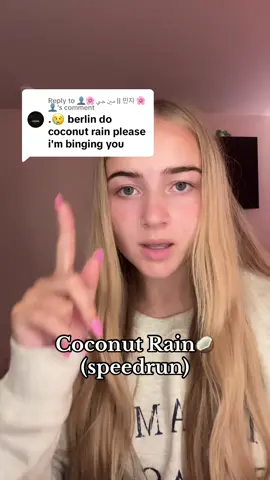 Replying to @👤🌸 مين جي || 민지 🌸👤 COCONUT RAIN SPEEDRUN shoutout @angelic lofi ASMR !!!and i definitely wasnt even saying coconut there at the end lol #fyp #foryou #asmr #fastasmr #asmrvideo #asmrsounds #asmrroleplay #asmrrelax #asmrbugs #asmrtiktoks #fastaggressiveasmr #asmrfastandaggressive #coconutrain 